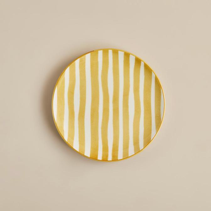 Natura Seramik Pasta Tabağı Sarı (20 cm)