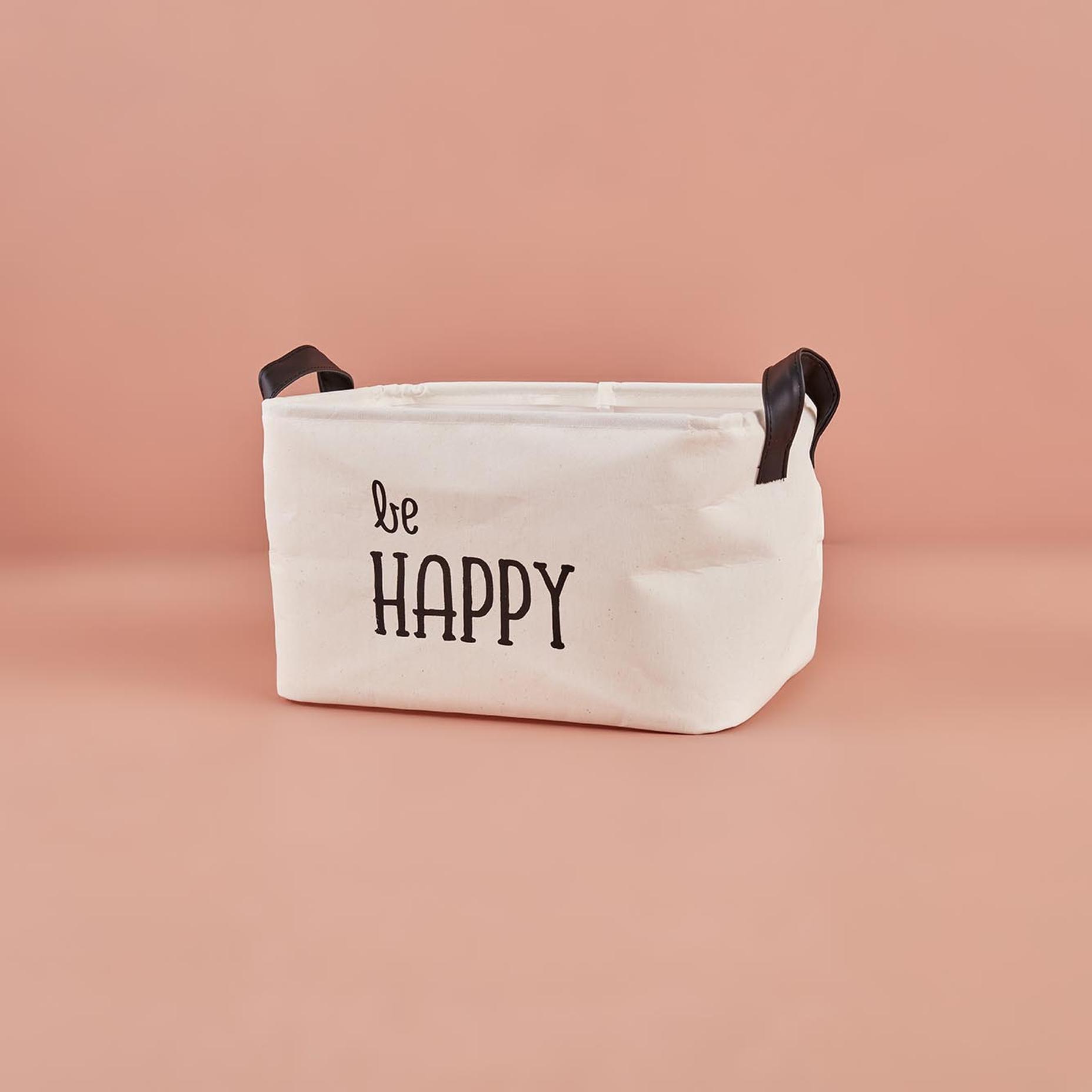 Be Happy Day Sepet Beyaz (30x21x18 cm)