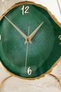  Diverso Sessiz Mekanizmalı Dekoratif Masa Saati Yeşil (18x23 cm)