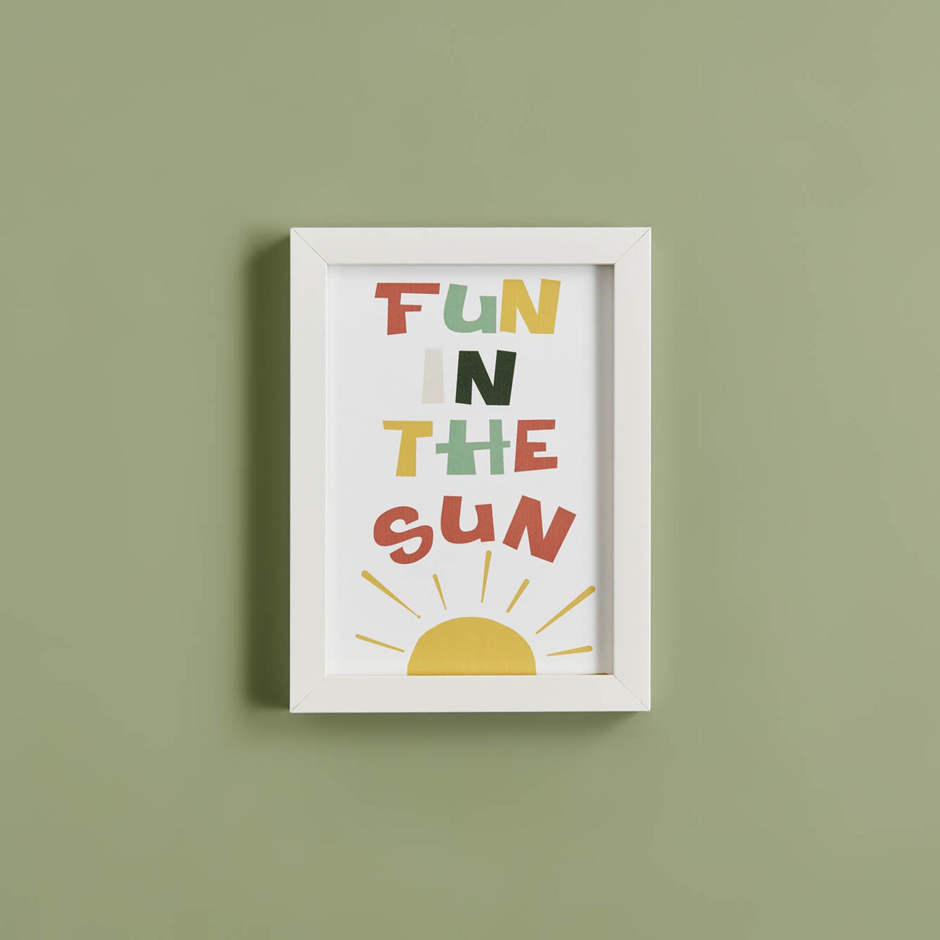 Fun in The Sun Çerçeve Beyaz (23x17 cm)
