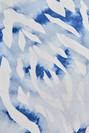  %100 Pamuk Saten Ikat Süper King Nevresim Seti Mavi (260x240 cm)