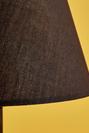  Siyah Kumaş Siyah Gövdeli Abajur (22x36 cm)