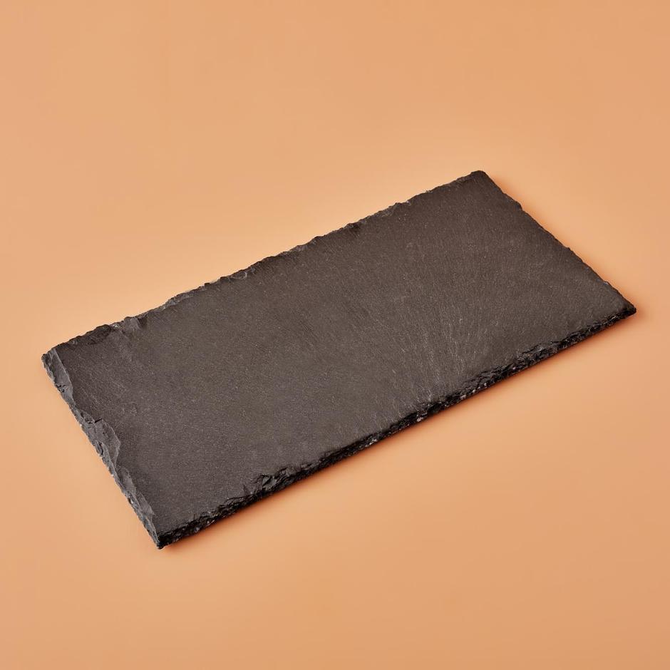  Rock Sunum Tabağı Siyah (30x15 cm)