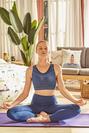  %100 Pamuk Ranforce Yoga Tek Kişilik Nevresim Seti Mavi (160x220 cm)
