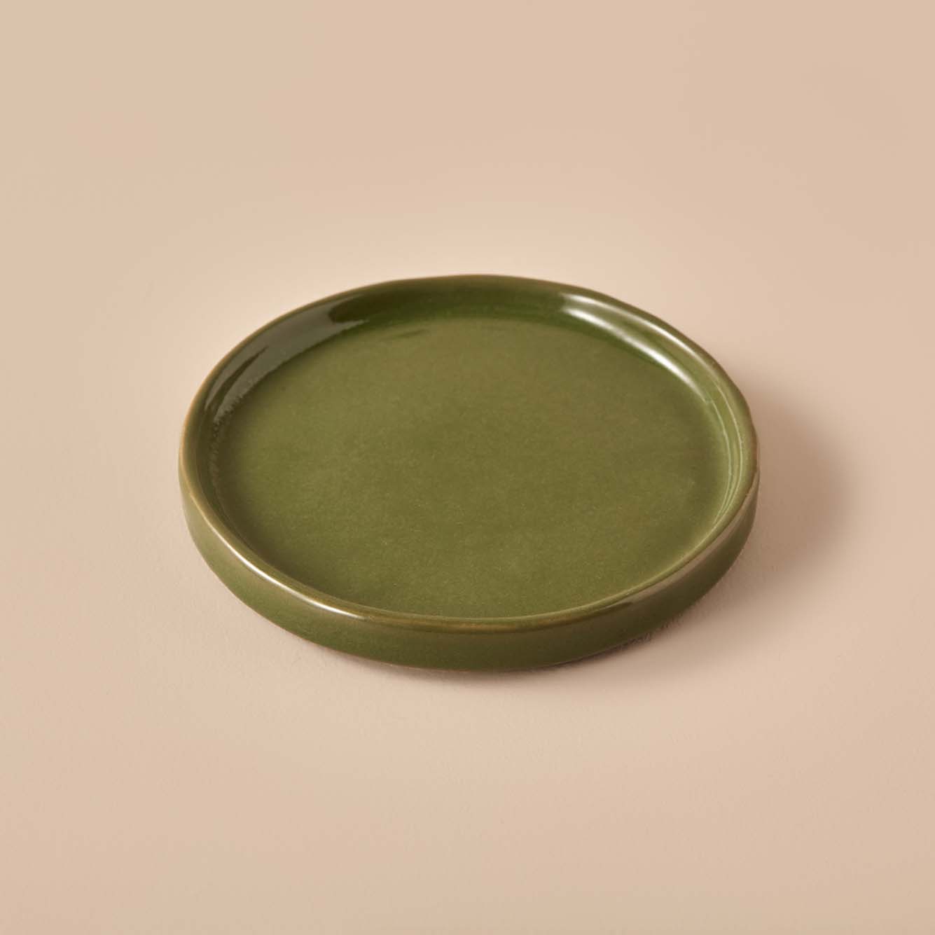 Asgard Stoneware Tatlı Tabağı Yeşil (10 cm)